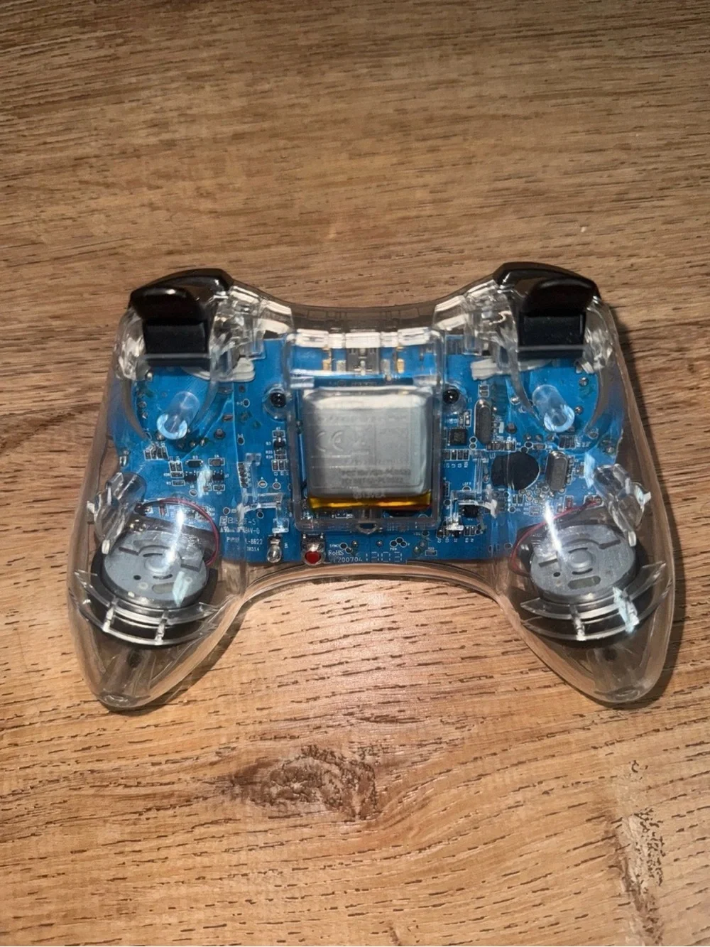 Nintendo Wii U Afterglow Pro wireless clear LED Controller (no charger included)